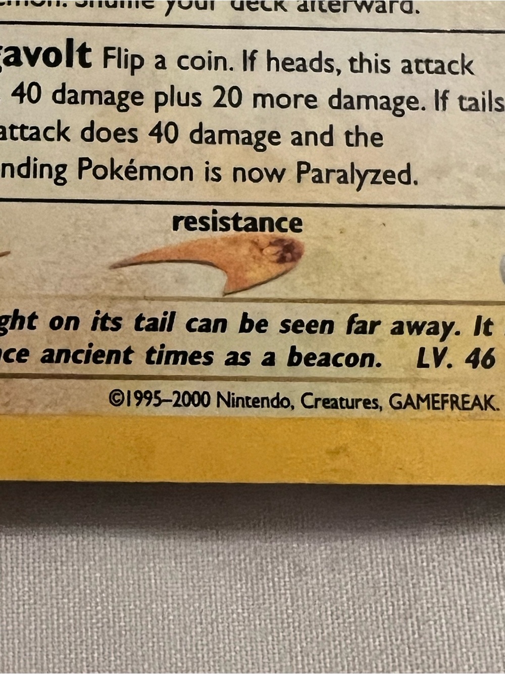 2001 RARE Ampharos Pokemon Card Neo Revelation Holo - Picture 5 of 10